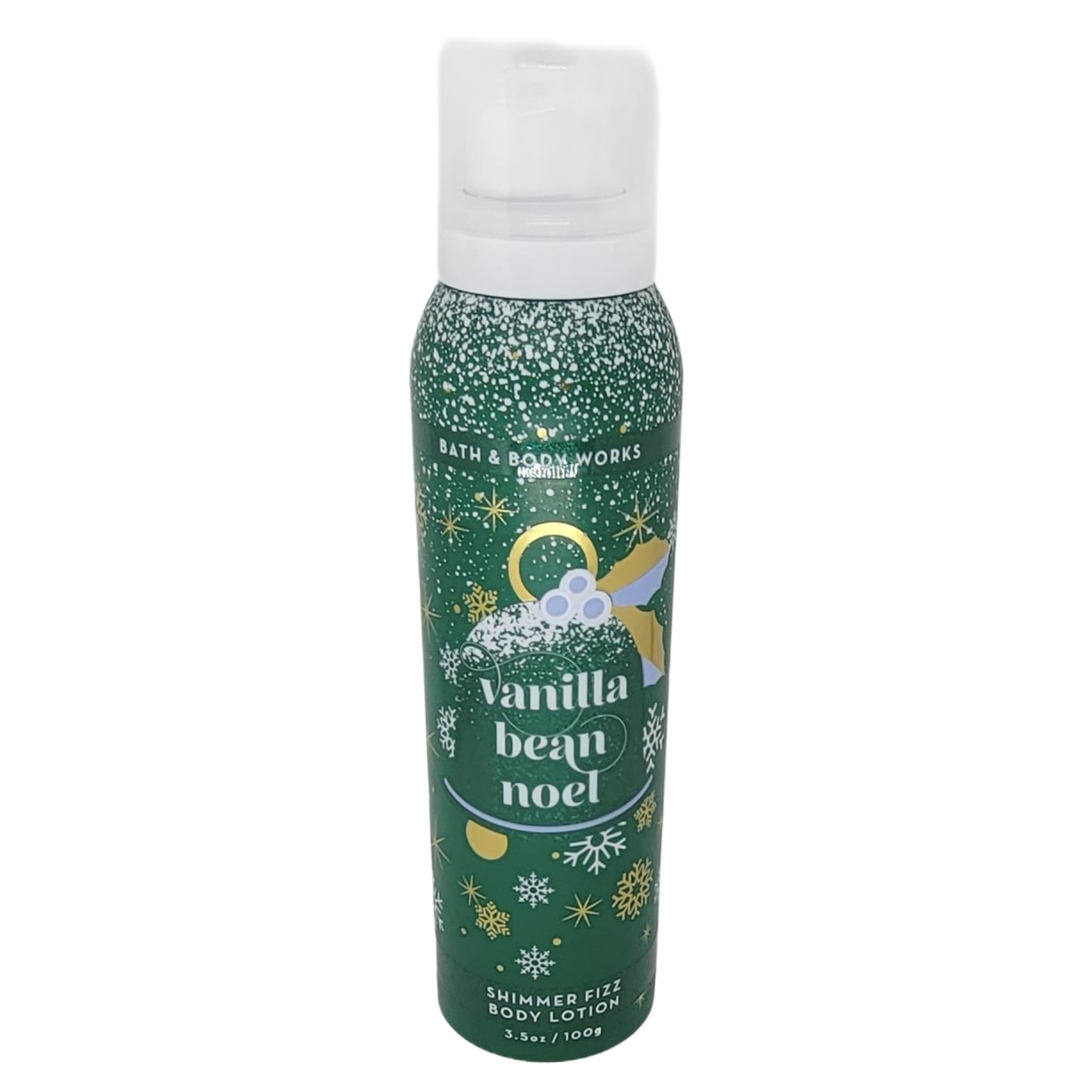 Bath & Body Works Shimmer Fizz Body Lotion - Vanilla Bean Noel Scented Moisturizer for Women | Hydrating & Glowing Skin Care for Daily Use & Special Occasions
