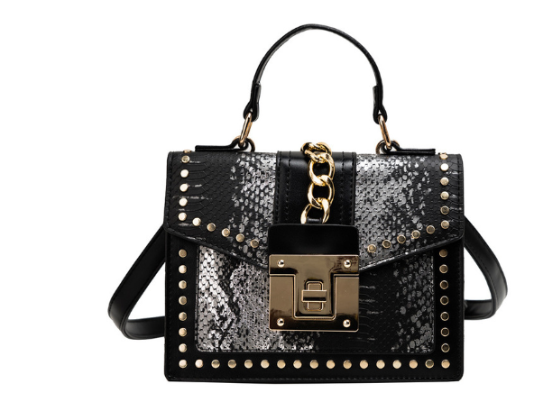 Stylish Genuine Alligator Leather Women's Shoulder Bag - Elegant Designer Handbag for Work, Travel & Everyday Use
