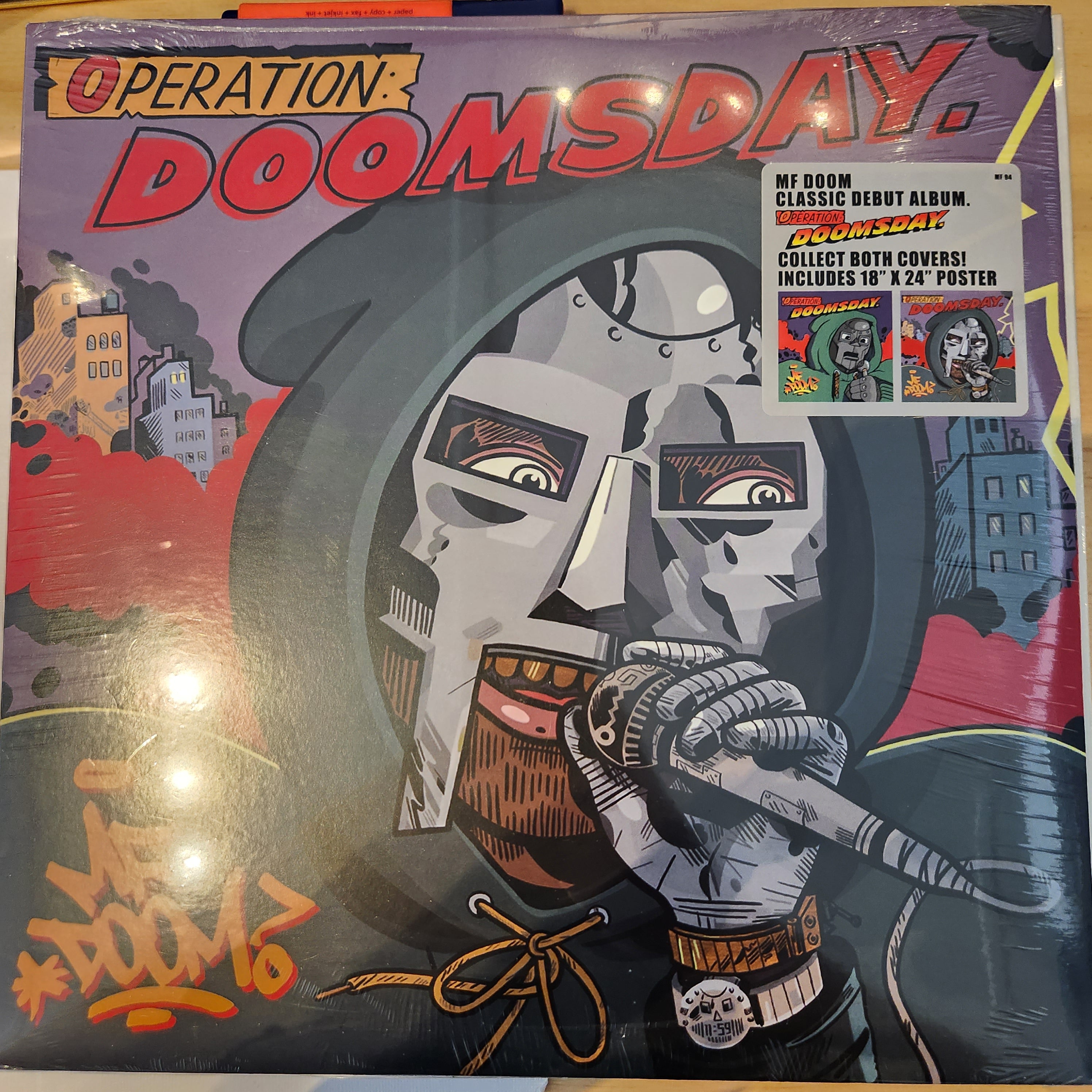 MF Doom Operation Doomsday Alternate Cover Edition - Limited Edition Vinyl Record for Hip-Hop Collectors & Music Enthusiasts - Perfect for Home Listening, DJ Sets & Hip-Hop Memorabilia Collections