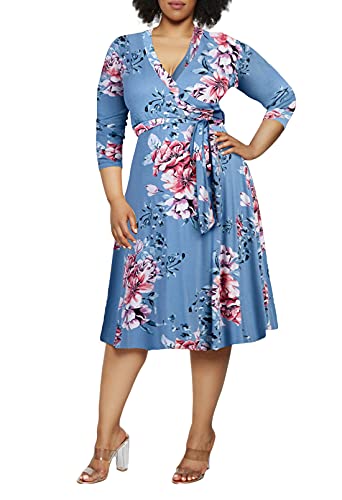 Light Blue Floral