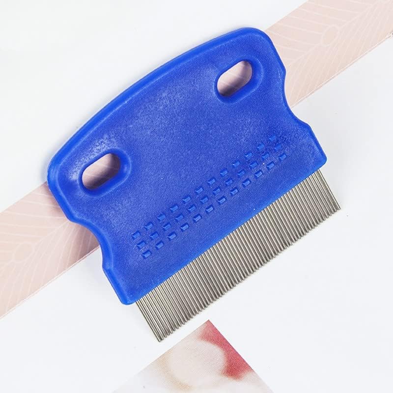 MAPPERZ Stainless Steel Lice Comb with Metal Teeth - Professional Nit & Egg Remover for Head Lice Treatment - Perfect for Home, School & Travel Use