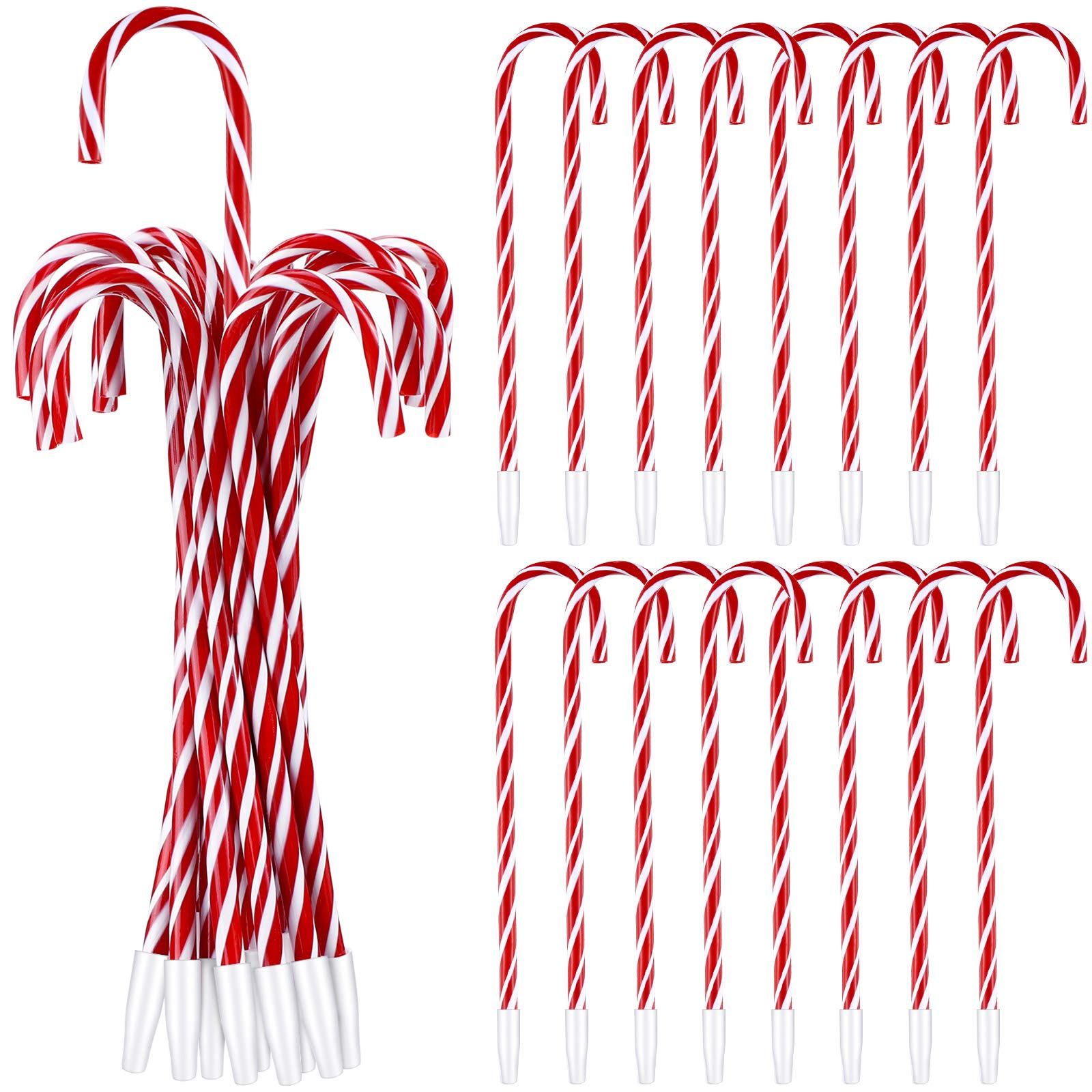 16-Piece Christmas Ballpoint Pens Set - Festive Candy Cane & Snowman Umbrella Design Pens for Holiday Writing, Office, School & Party Supplies (Great for Gift Exchanges, Christmas Cards & Holiday Decorations)