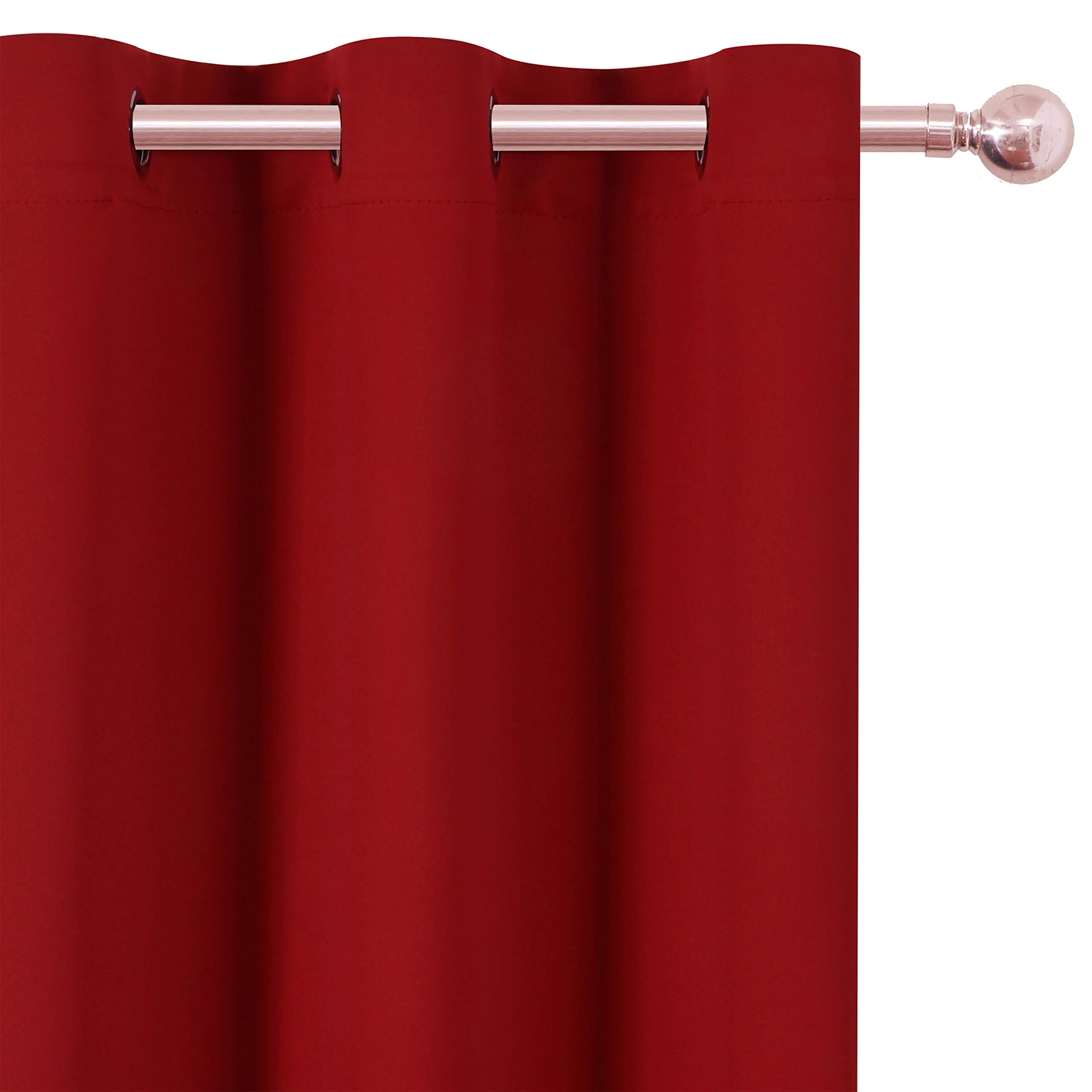 LEMOMO Blackout Curtains 42x84 Inch Set of 2 Panels - Thermal Insulated Room Darkening Curtains for Living Room & Bedroom - Noise Reducing Window Drapes for Better Sleep & Energy Efficiency