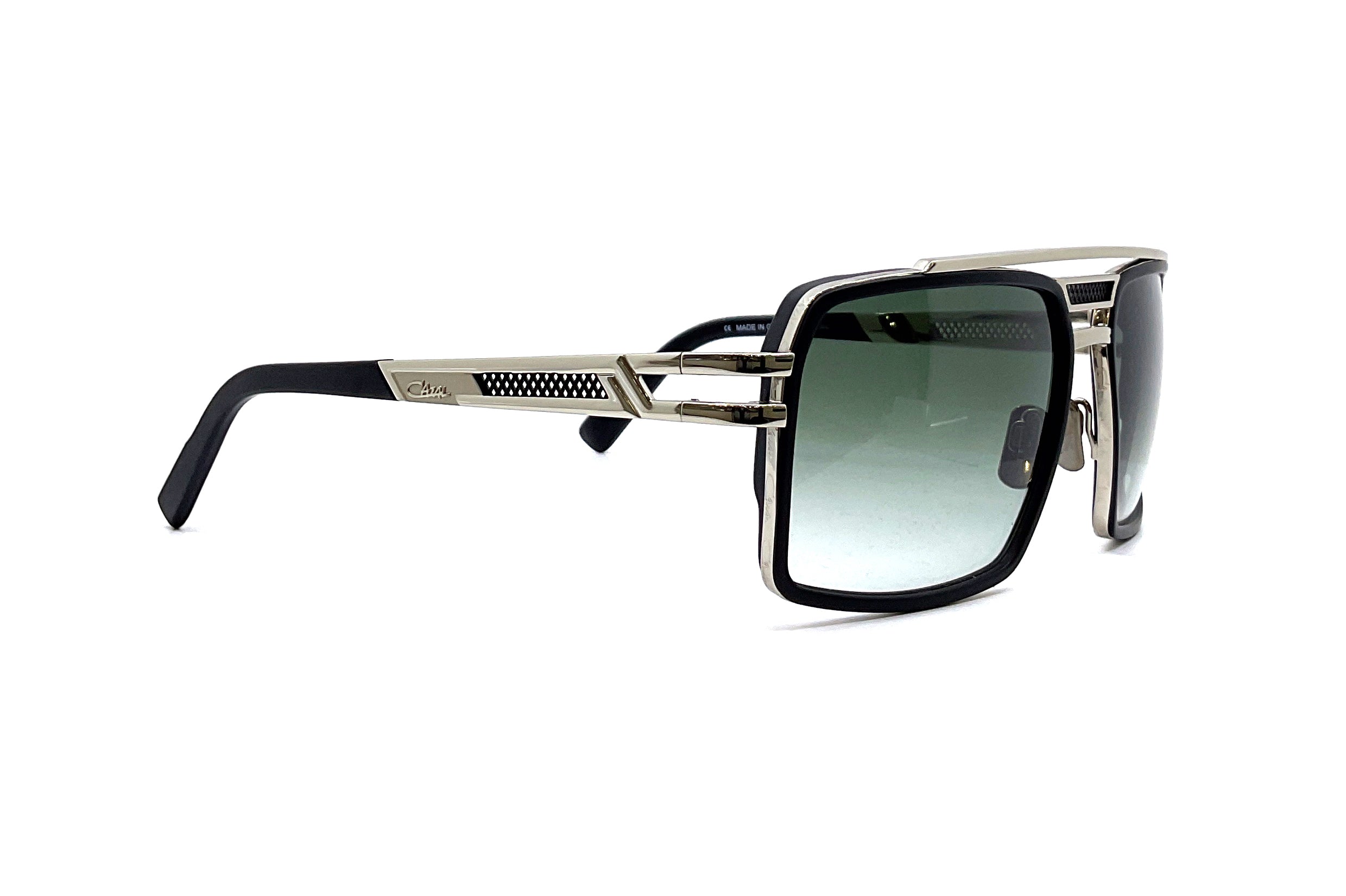 Cazal 6033/3 Sunglasses - Black/Silver Matte Frame - UV Protection - Retro Style for Men & Women - Perfect for Outdoor Activities & Fashion Statements