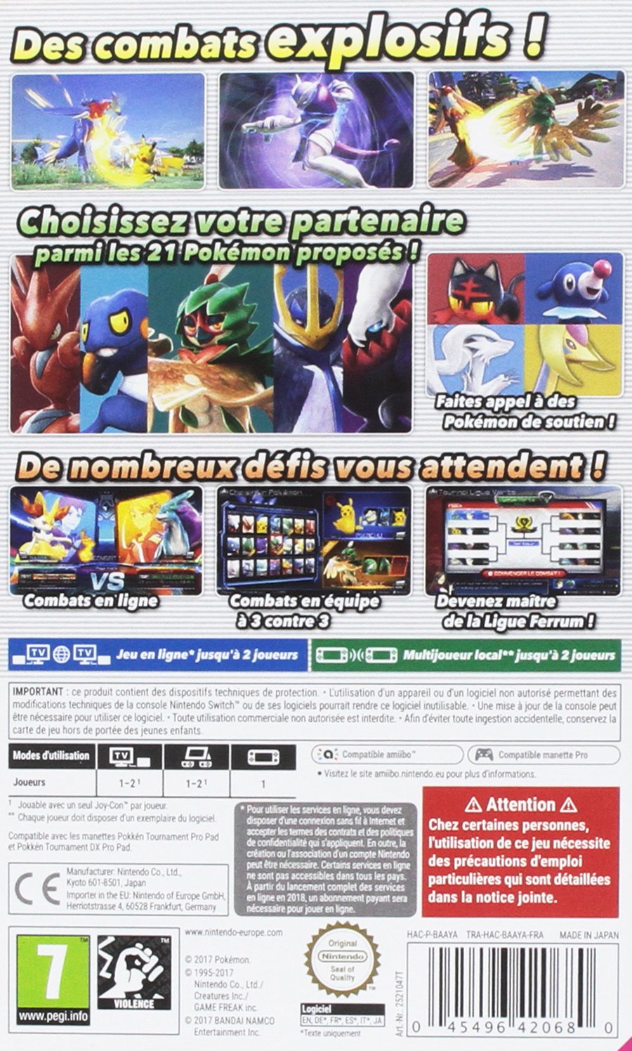 Pokkén Tournament DX - Nintendo Switch Fighting Game - Compatible with All Switch Models - Perfect for Competitive Gaming & Home Entertainment