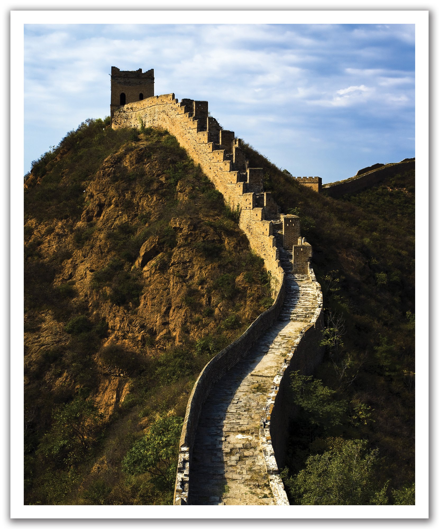 JP London Peel and Stick Removable Wall Decal Sticker Mural - China Great Wall Scenic View - 19.75 x 24 Inches - Self-Adhesive Wall Art for Home Decor, Nursery, Office & Dorm Room