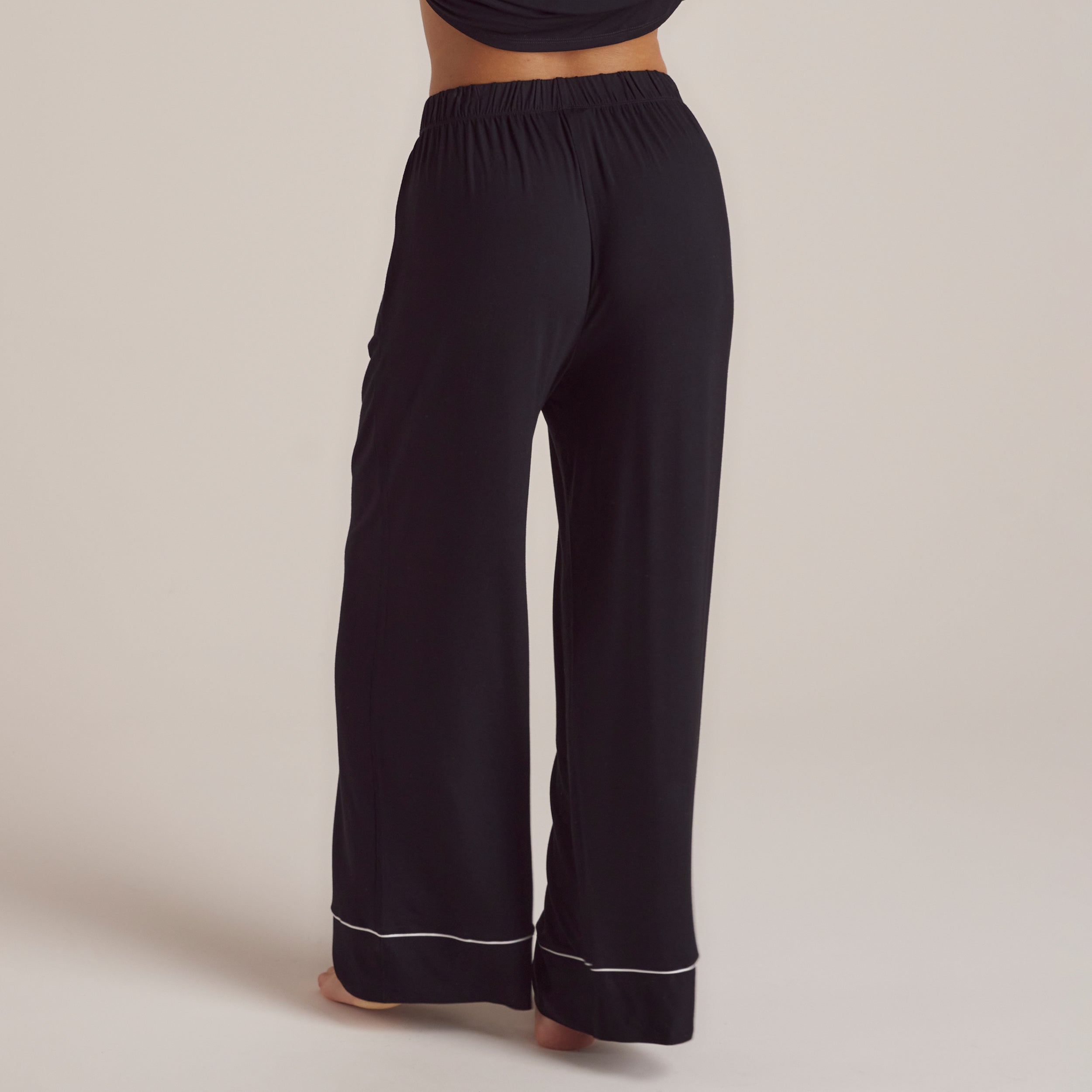 Premium Modal Sleep Pants for Women - Soft & Breathable Black Lounge Pajama Bottoms - Perfect for Relaxing at Home, Lounging & Sleepwear
