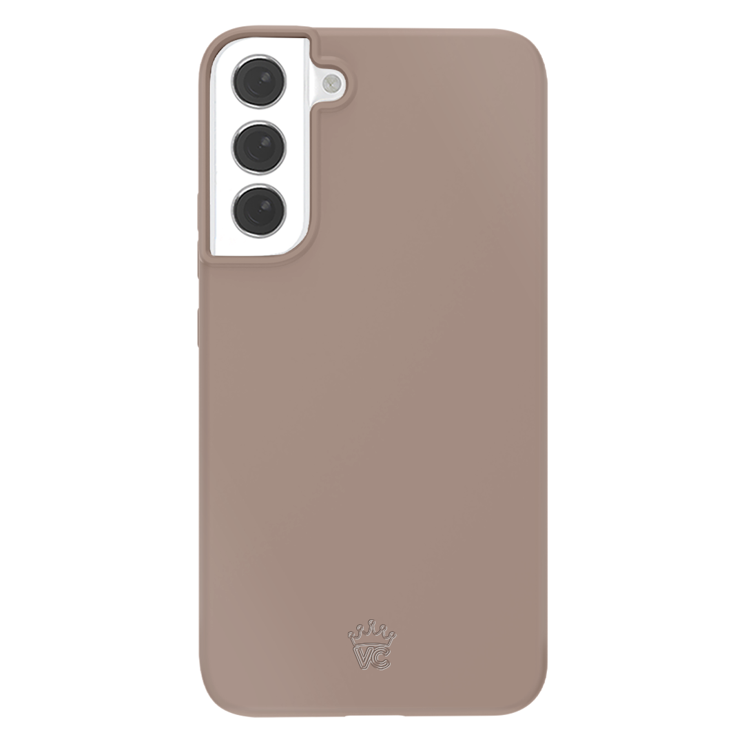 Premium Cashmere Taupe Phone Case for Samsung Galaxy - Soft & Luxurious Protective Cover for Everyday Use & Travel
