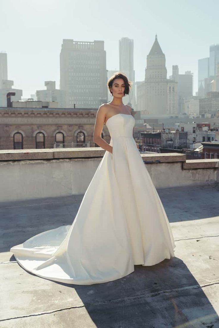 Jenny Yoo Brynn Gown - Elegant Lace Wedding Dress for Brides | Perfect for Beach, Garden & Formal Weddings