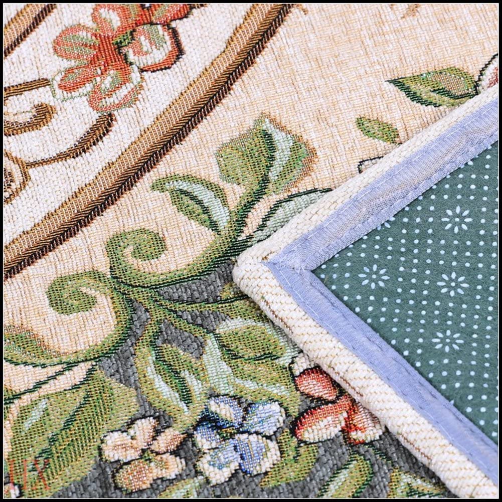 Ukeler Floral Non-Shedding Washable Area Rug - 5'2