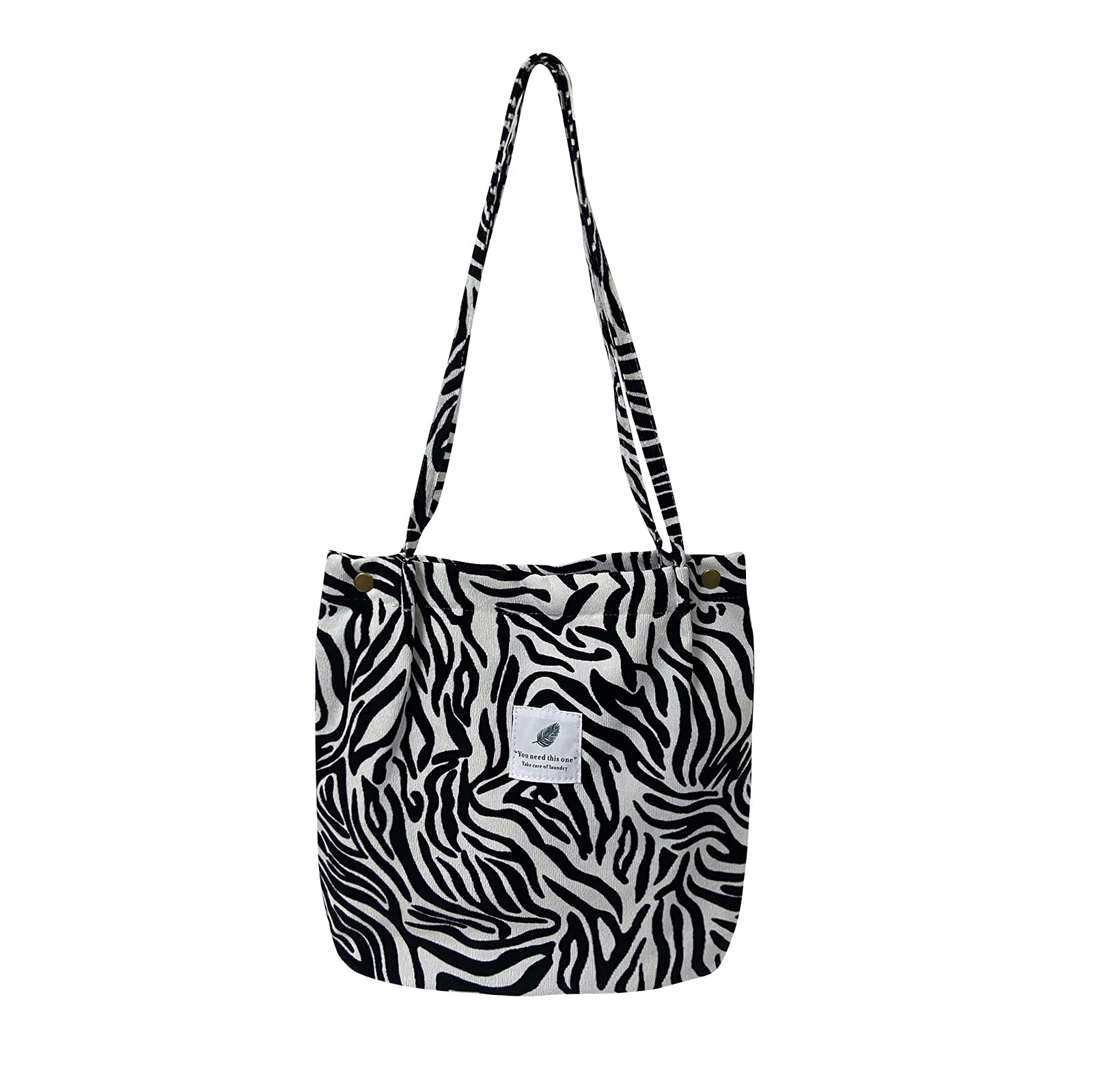 Large Canvas Tote Bag for Women - Durable Shoulder Bag with Spacious Capacity, Perfect for School, Work, Travel & Shopping | Stylish Underarm Handbag for Girls & Students