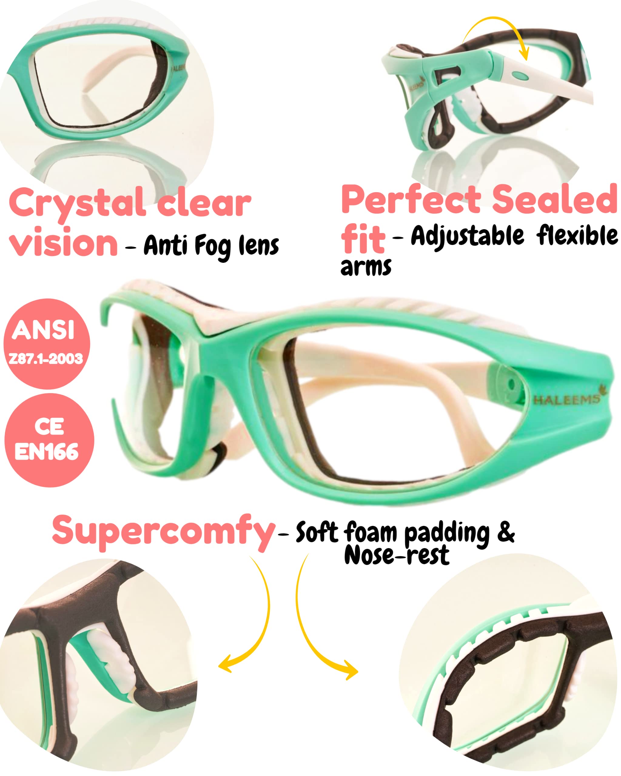 Onion Goggles for Cooking - Anti Fog & Scratch Resistant Kitchen Safety Glasses for Chopping, Cutting, Grilling (Perfect for Meal Prep, BBQ & Tear-Free Cooking)
