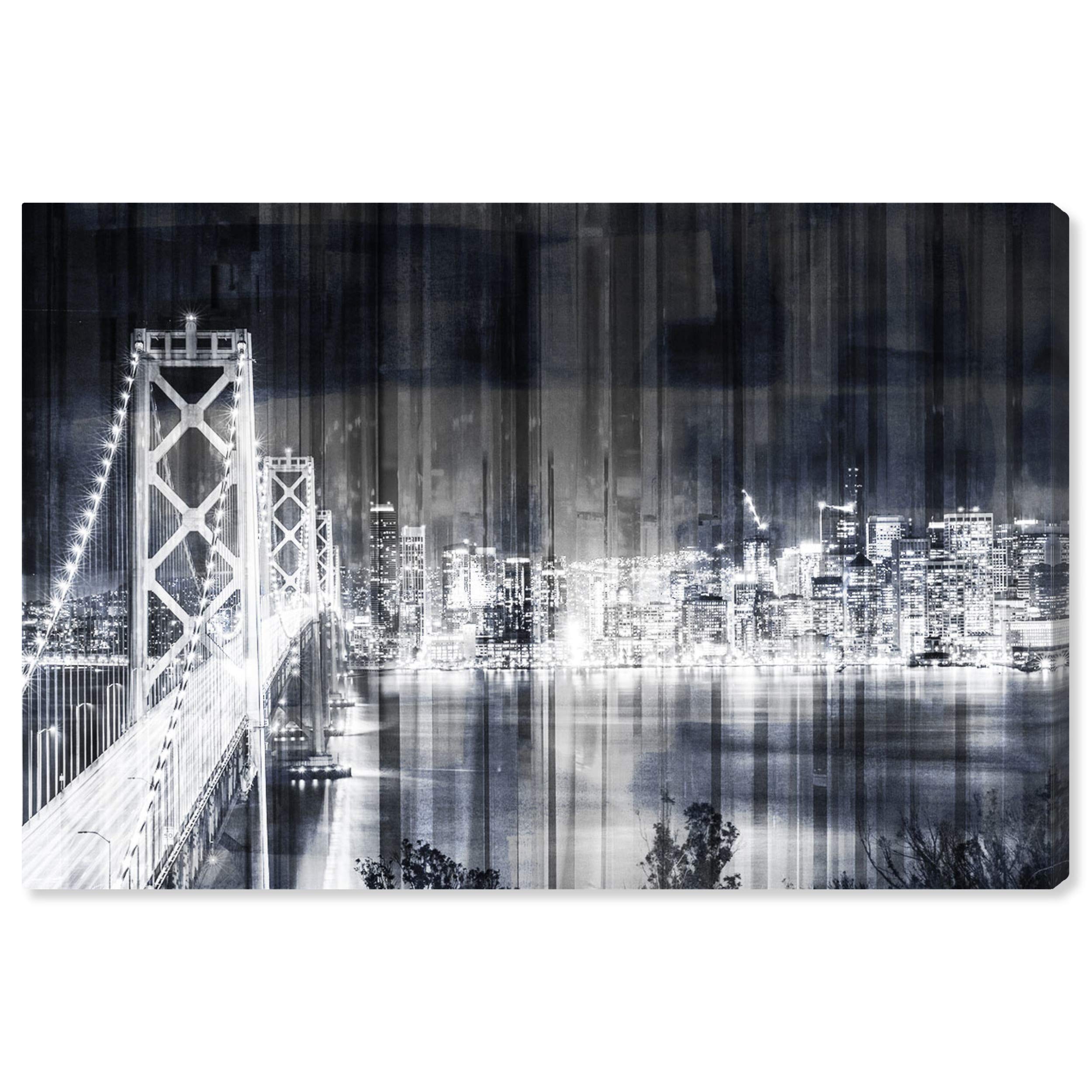 City Lights Never Sleep - Stunning Cities and Skylines Wall Art Canvas Prints for Living Room & Office Decor | Modern Urban Landscape Painting