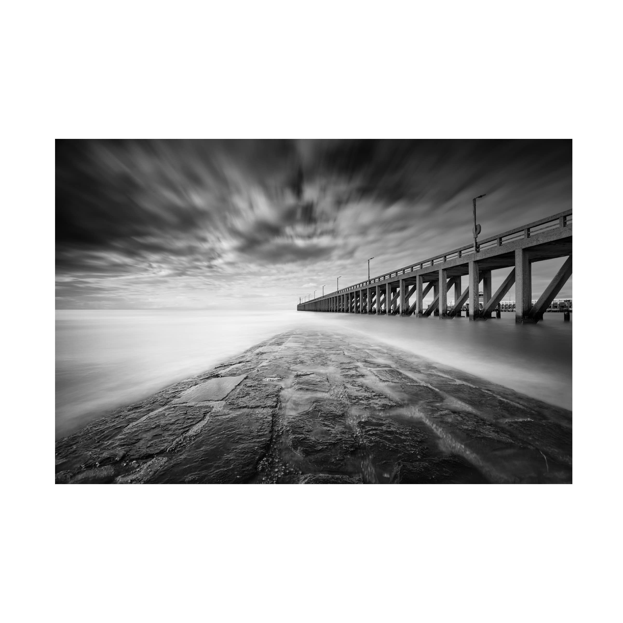 Trademark Fine Art 'Drifting' Canvas Wall Art by Christophe Staelens - Modern Abstract Painting for Living Room, Bedroom & Office Decor