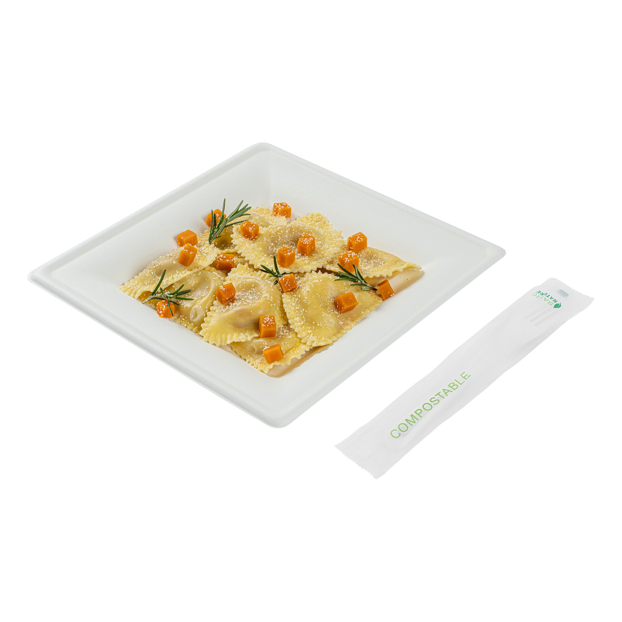 Eco-Friendly Compostable White CPLA Plastic Forks - 250 Count Box | Heat Resistant, Biodegradable Cutlery for Parties, Picnics & Catering Events