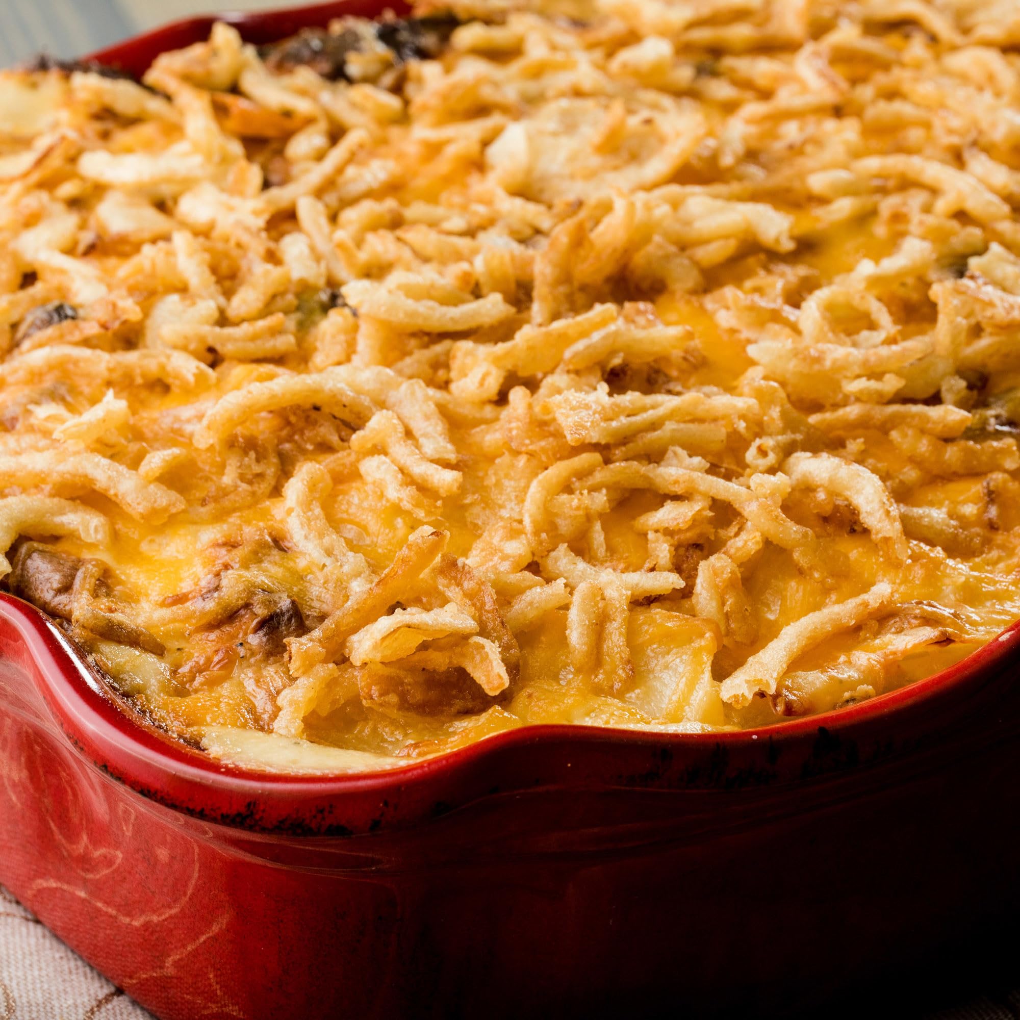 French's Original Crispy Fried Onions, 6 oz - Gluten-Free Topping for Salads, Casseroles & Green Bean Casserole - Crunchy Onion Garnish for Burgers, Hot Dogs & More