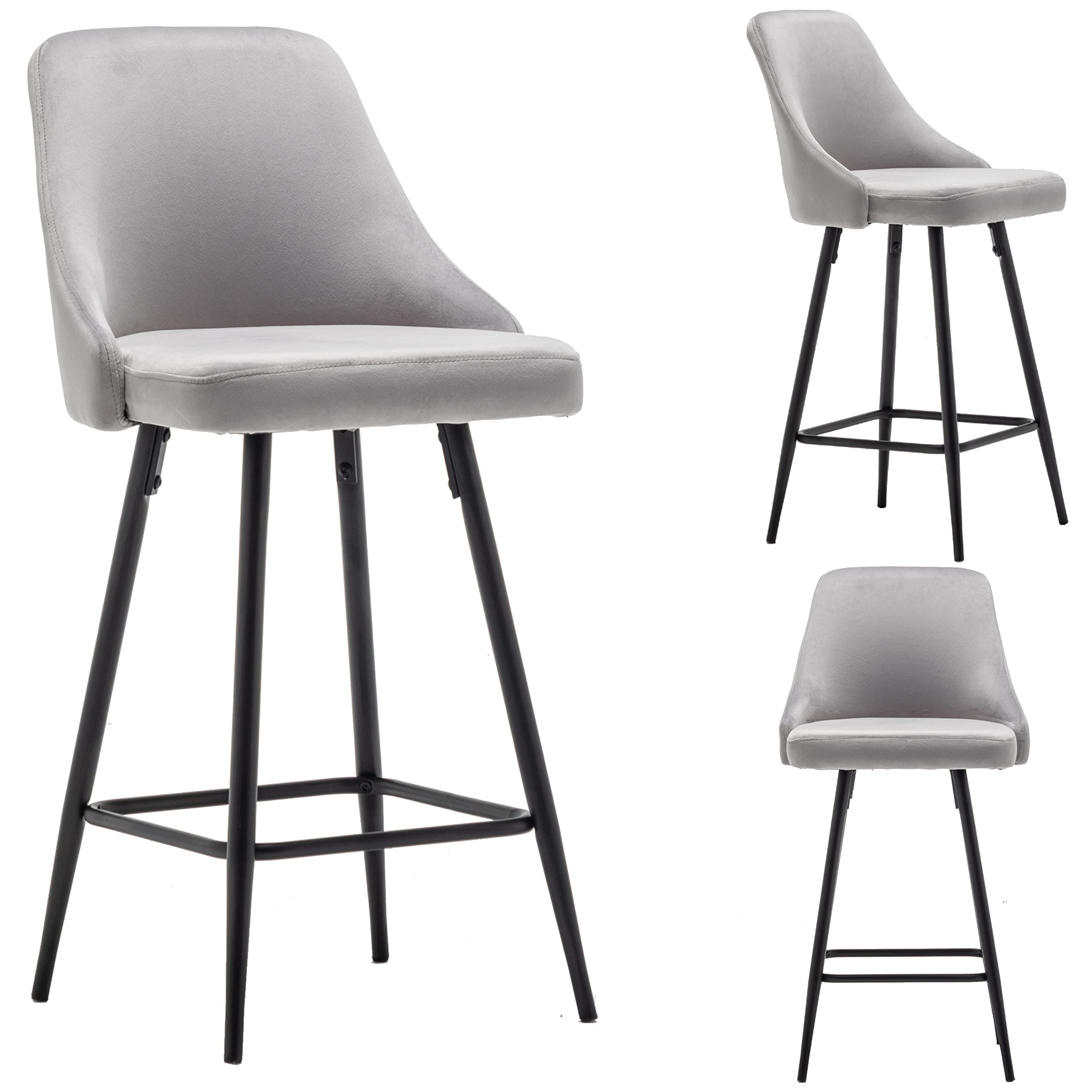 BTEXPERT® Set of 2 Premium Upholstered 25