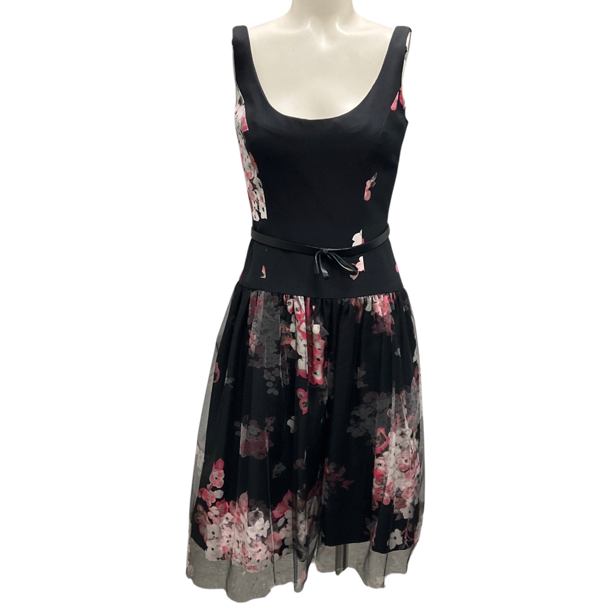 Elegant Milly Black & Pink Candy Natalie Cocktail Dress for Women - Perfect for Evening Parties, Weddings & Special Occasions