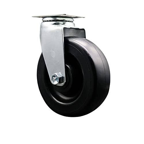 Swivel - No Brake - Black