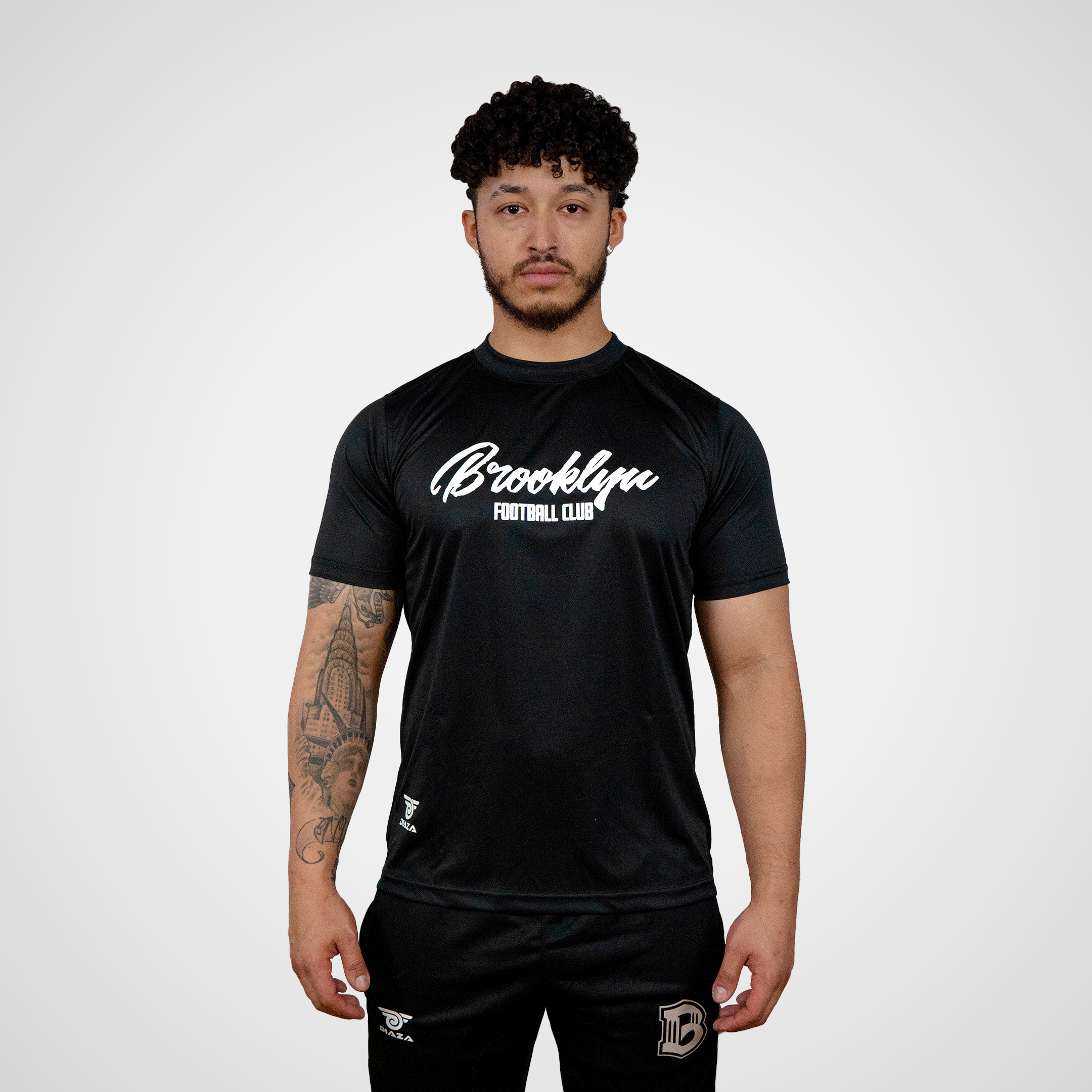 Brooklyn FC Classic Black T-Shirt for Men - Comfortable Cotton Tee for Soccer Fans, Casual Wear & Game Day Outfits