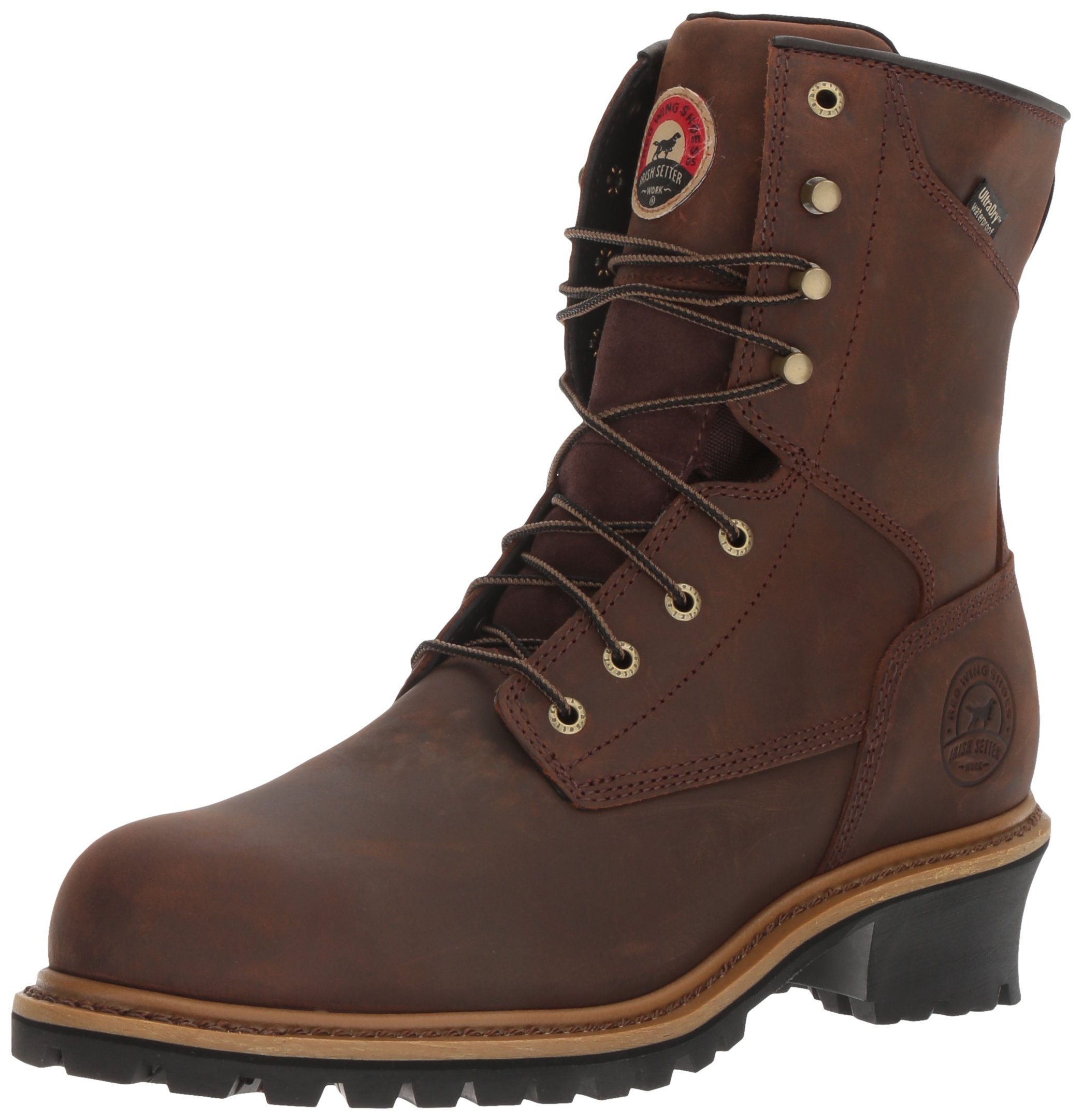 Irish Setter Men's Mesabi ST 83834 Waterproof Work Boots - Steel Toe, Slip Resistant for Construction & Outdoor Work