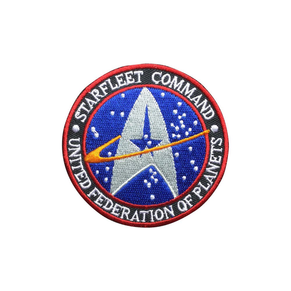 Star Trek Embroidered Iron On & Sew On Patches - Movie & TV Show Badges for Costumes, Jackets, Backpacks - Perfect for Cosplay, DIY Crafts & Gifts