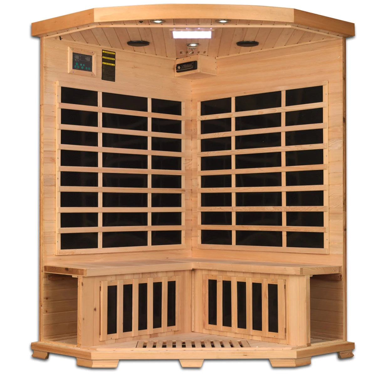 NEAR ZERO EMF FAR Infrared Sauna for 3 People - Premium Home Spa Relaxation | Perfect for Detox, Pain Relief & Stress Reduction