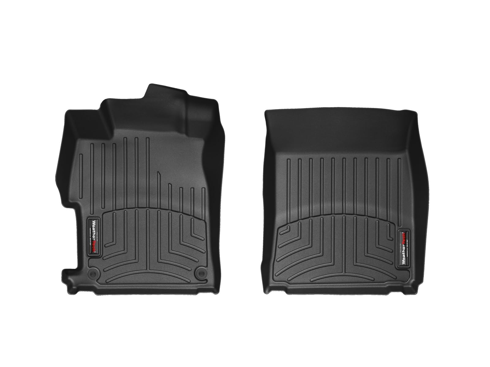 WeatherTech Custom Fit FloorLiners for Honda Civic & Civic Si (2016-2021) - 1st Row Black All-Weather Car Mats - Durable Protection Against Dirt, Mud & Spills - Perfect for Daily Commute & Road Trips