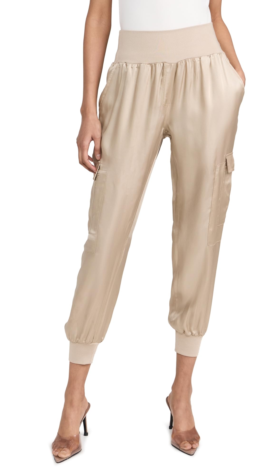 Cinq a Sept Women's Tous Les Jours Giles Pants - High Waisted Slim Fit Dress Pants for Work, Office & Business Casual Outfits