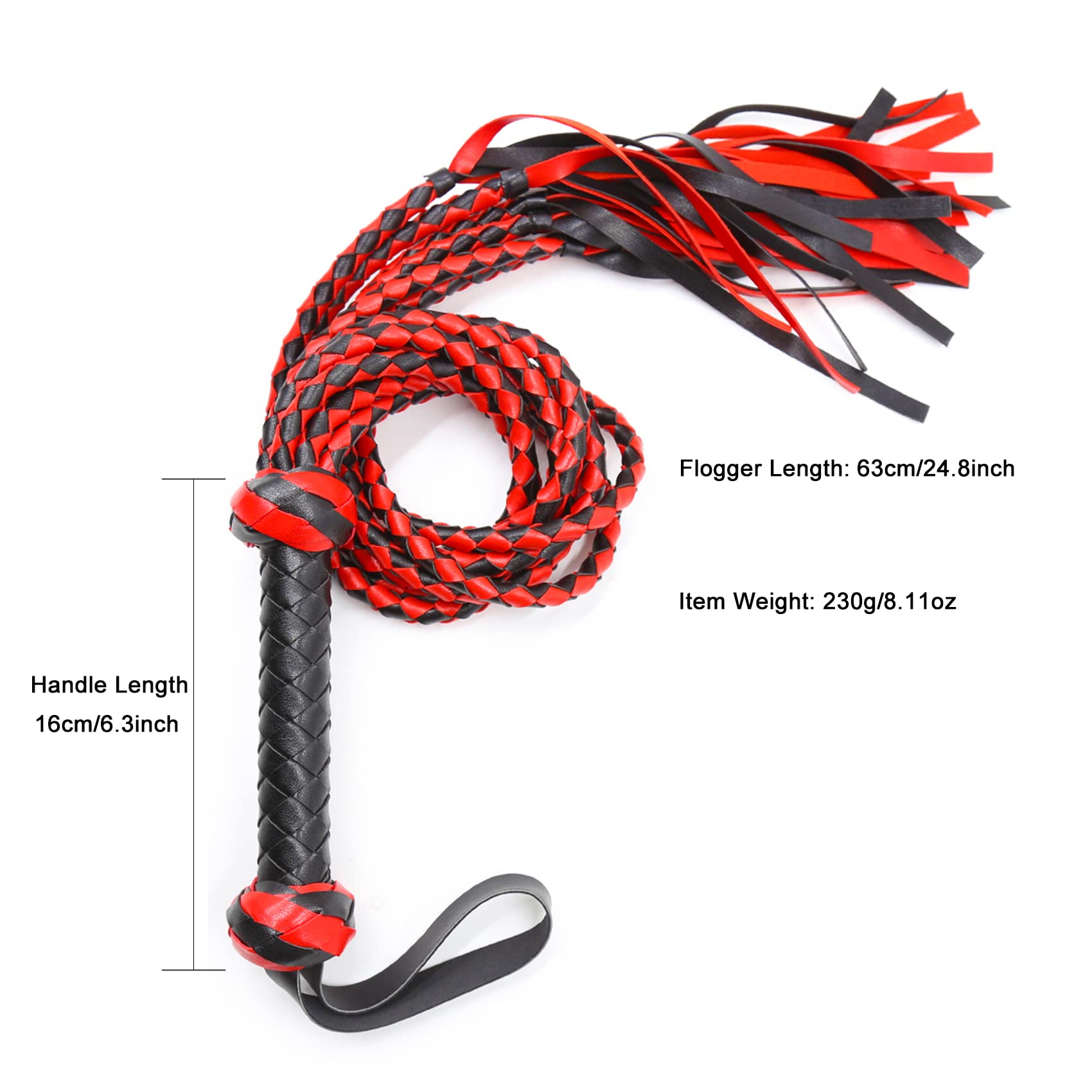 Premium BDSM Spanking Paddle with Bondage Restraints & Flogger - Adult Sex Toy for Couples Play, BDSM Scenes, and Sensual Exploration