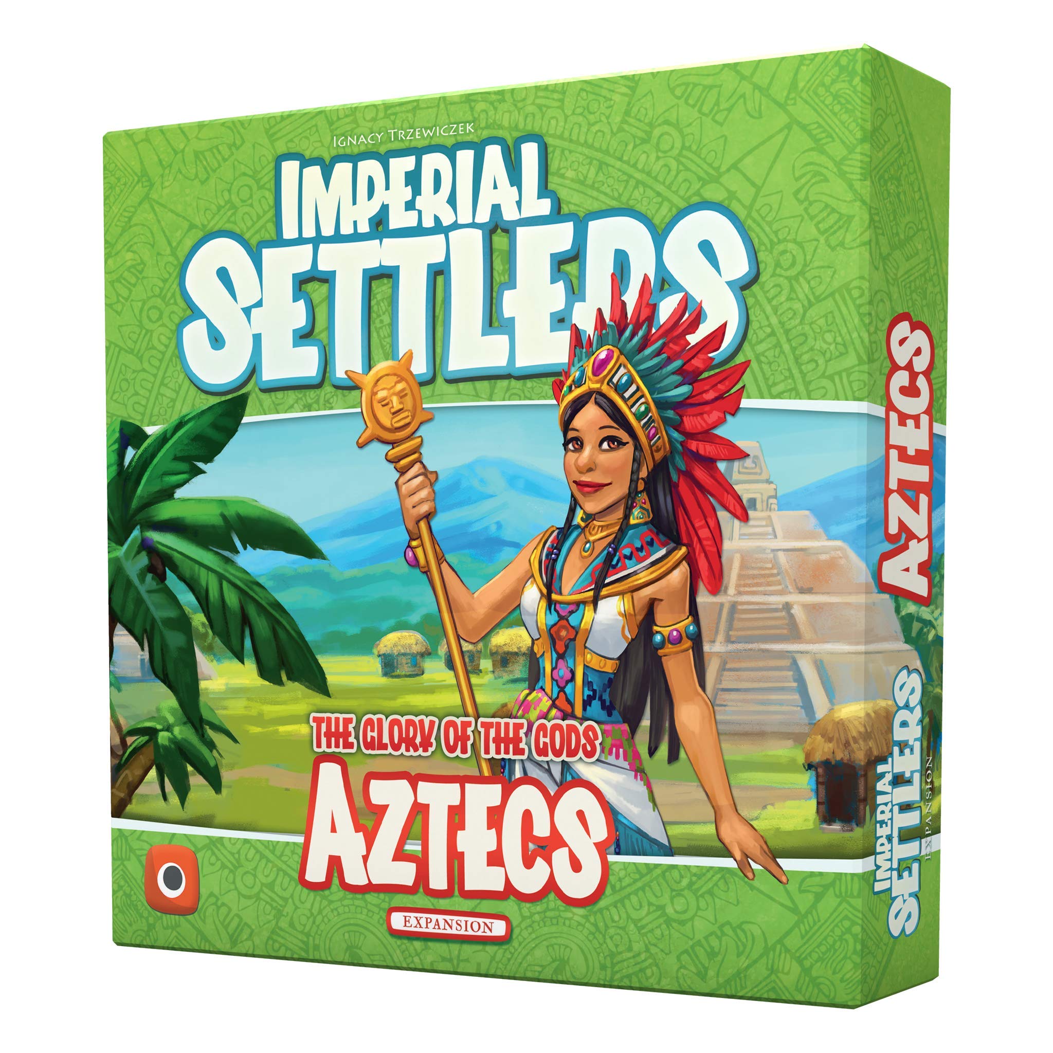 Portal Games Imperial Settlers Aztecs Strategy Board Game - Multicolor - Fun Family Game Night & Competitive Play for Adults & Teens