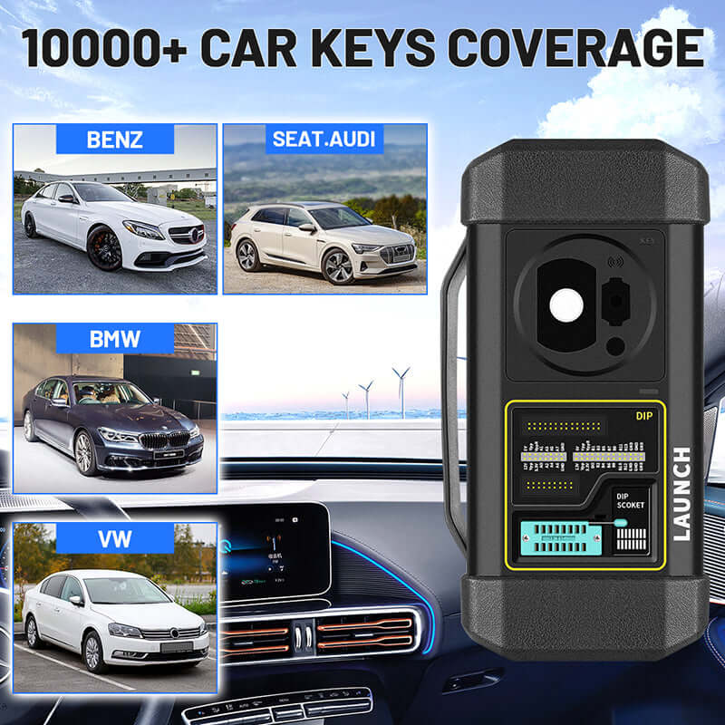 LAUNCH X431 X PROG 3 Car Key Programmer & Anti-Theft Device - Automotive Locksmith Tool for Key Fob Programming, ECU Coding, and Vehicle Security - Perfect for Locksmiths, Mechanics, and Car Owners