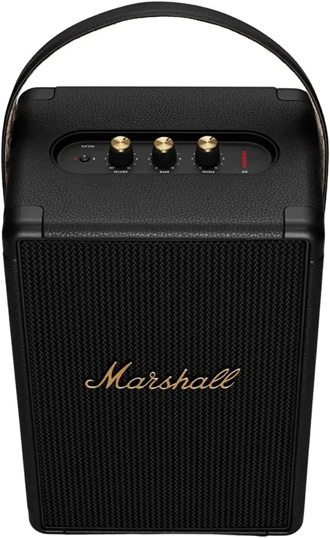Marshall Tufton Portable Bluetooth Speaker - Premium Sound, Wireless Streaming, IPX2 Water Resistant - Perfect for Outdoor Adventures, Parties & Home Use