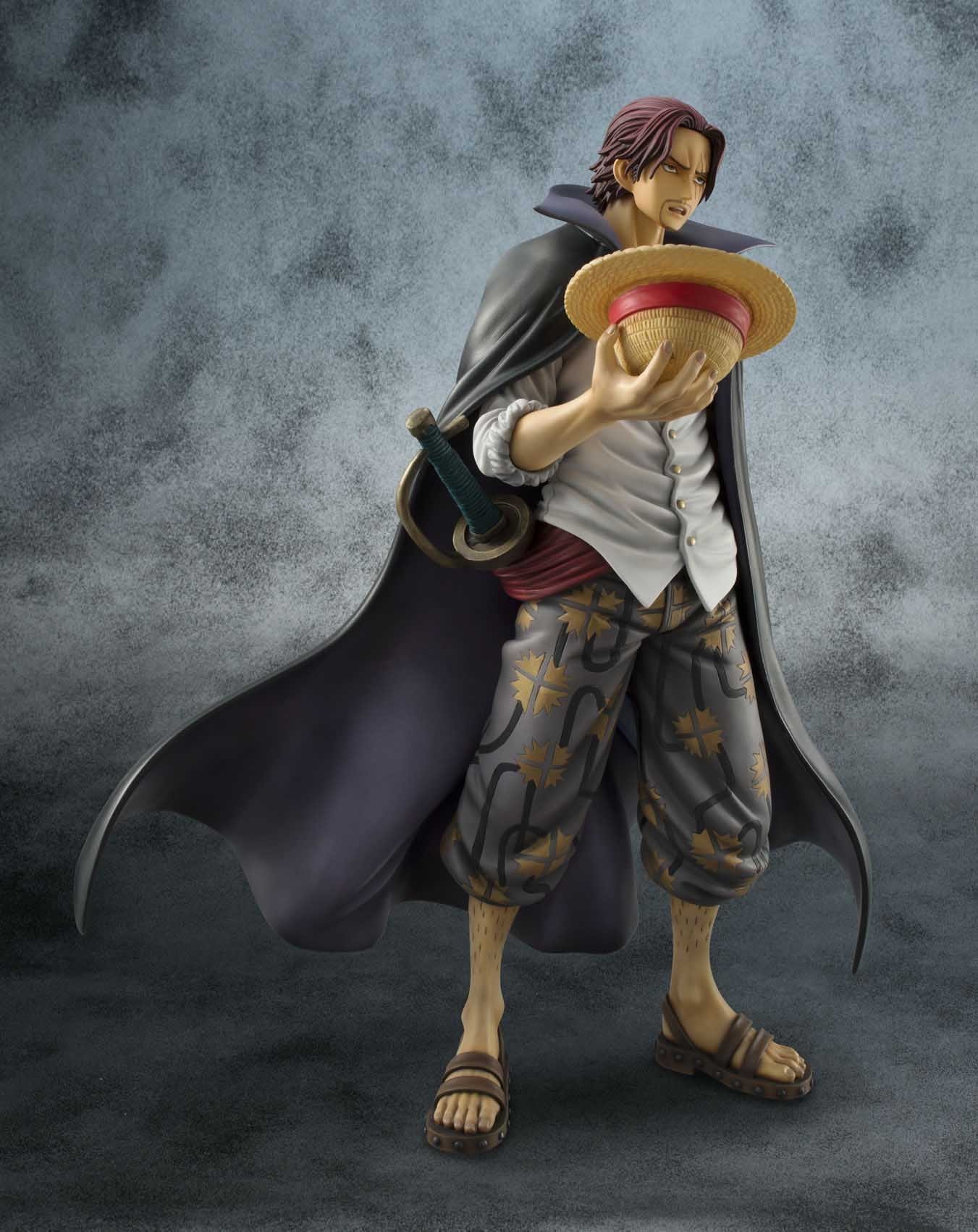 Megahouse One Piece Portrait of Pirates Neo-DX Shanks EX Model PVC Action Figure - Anime Collectible for Display & Gifts