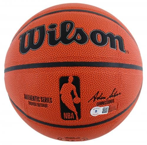 Authentic Signed Wilson Basketball by Lakers Legend Magic Johnson - Silver Signature BAS Wit - Collectible NBA Memorabilia for Fans & Sports Enthusiasts - Perfect for Display in Man Cave, Sports Bar, or Gift for Basketball Lovers