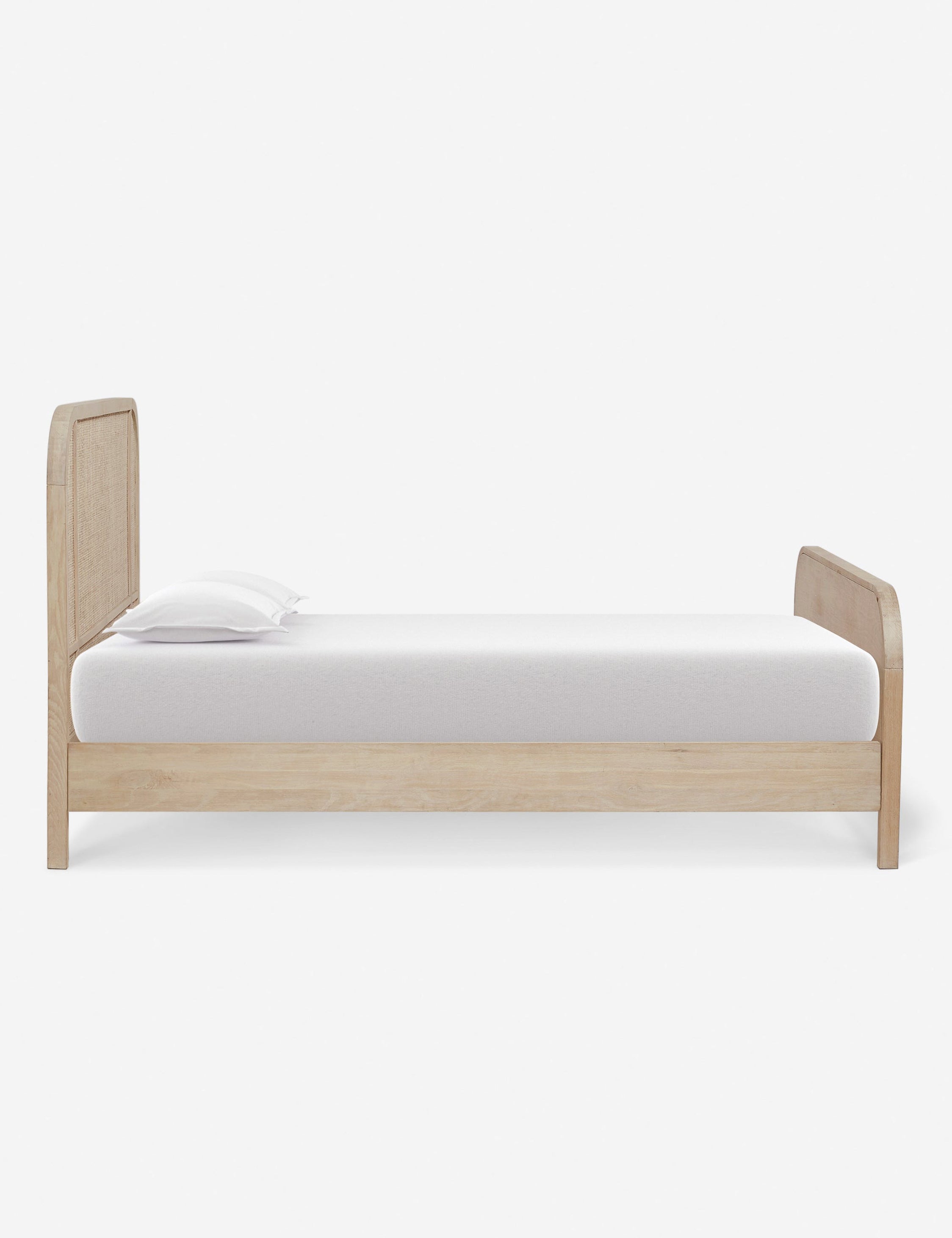 Brooke Platform Bed Frame - Modern Minimalist Wooden Bed with Storage - Perfect for Small Spaces, Apartments & Bedrooms