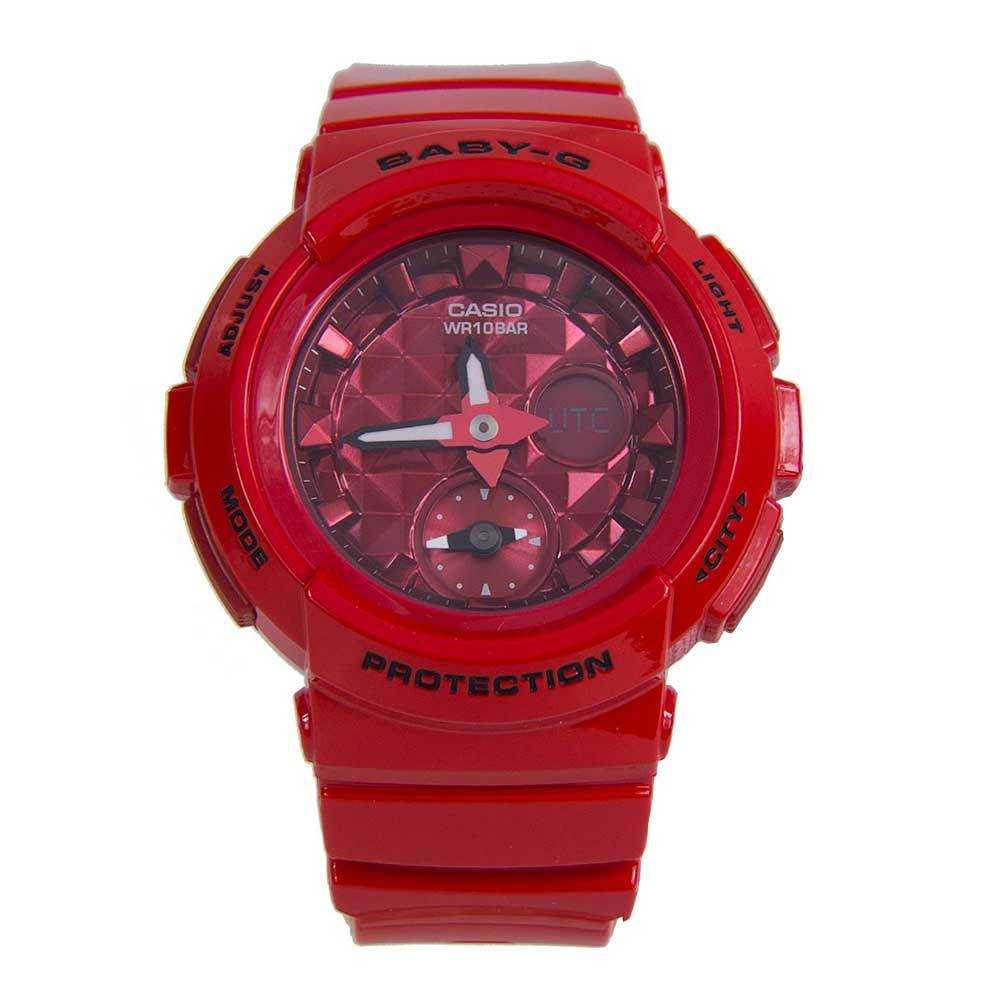 Casio Baby-G BGA-195M-4ADR Digital Sport Watch for Women - Waterproof, Shock Resistant & Stylish - Perfect for Running, Swimming & Outdoor Activities