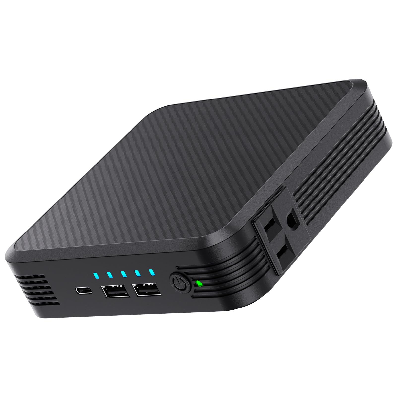 100W AC Outlet Laptop Power Bank - 72Wh/20000mAh Portable Charger with 65W PD USB-C Fast Charging | Backup Power for Home, Camping & Business Travel | Ideal for Remote Work, Outdoor Adventures & Emergency Power Outages