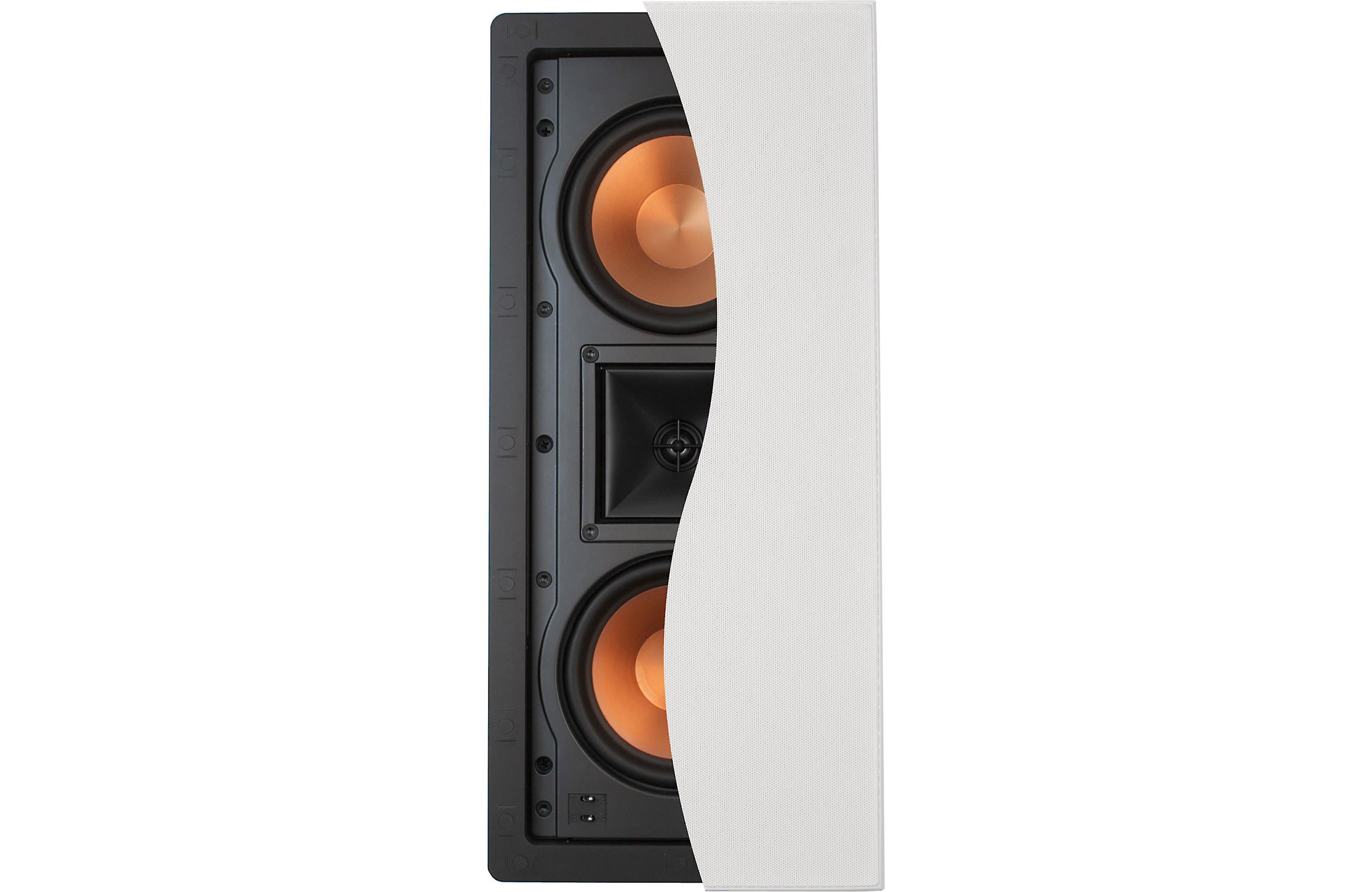 Klipsch R-5502-W II In-Wall Speaker - High Performance Home Audio for Home Theater & Surround Sound Systems | Perfect for Living Rooms, Bedrooms & Media Rooms