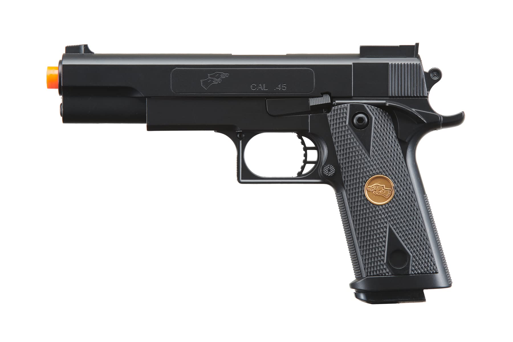 Delta Force Tactical 1911 Hi-Capa Full Size Spring Airsoft Pistol - Black | CO2 Powered Gas Blowback | Outdoor Shooting & Airsoft Training | Perfect for Target Practice & Military Simulation Games