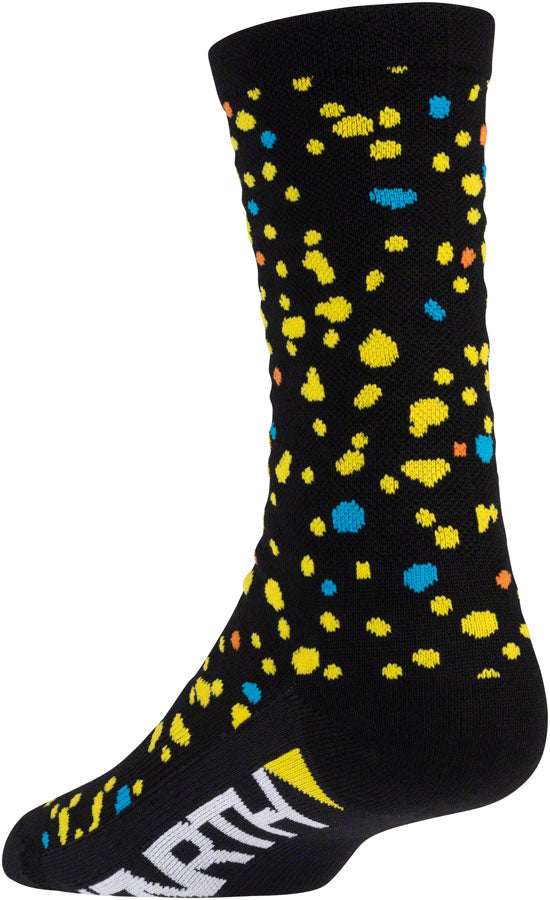 45NRTH Speck Lightweight Wool Socks for Men & Women - Breathable, Moisture-Wicking Hiking & Winter Socks (Black, Medium) - Perfect for Outdoor Adventures, Camping & Cold Weather Activities