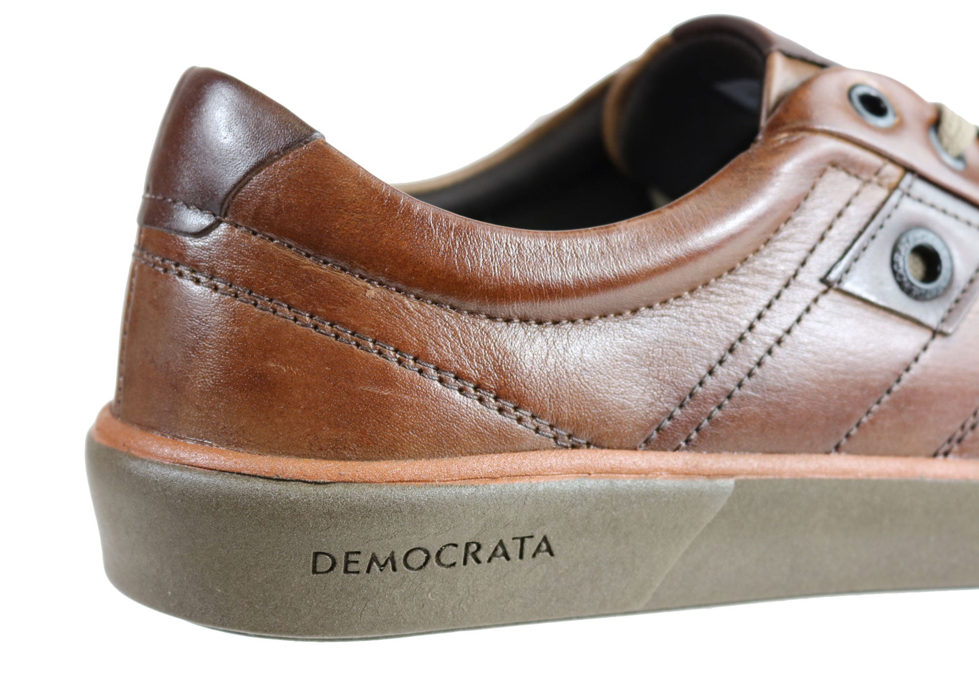 Democrata Voice Men's Leather Lace-Up Casual Shoes - Handcrafted in Brazil - Perfect for Work, Travel & Everyday Wear