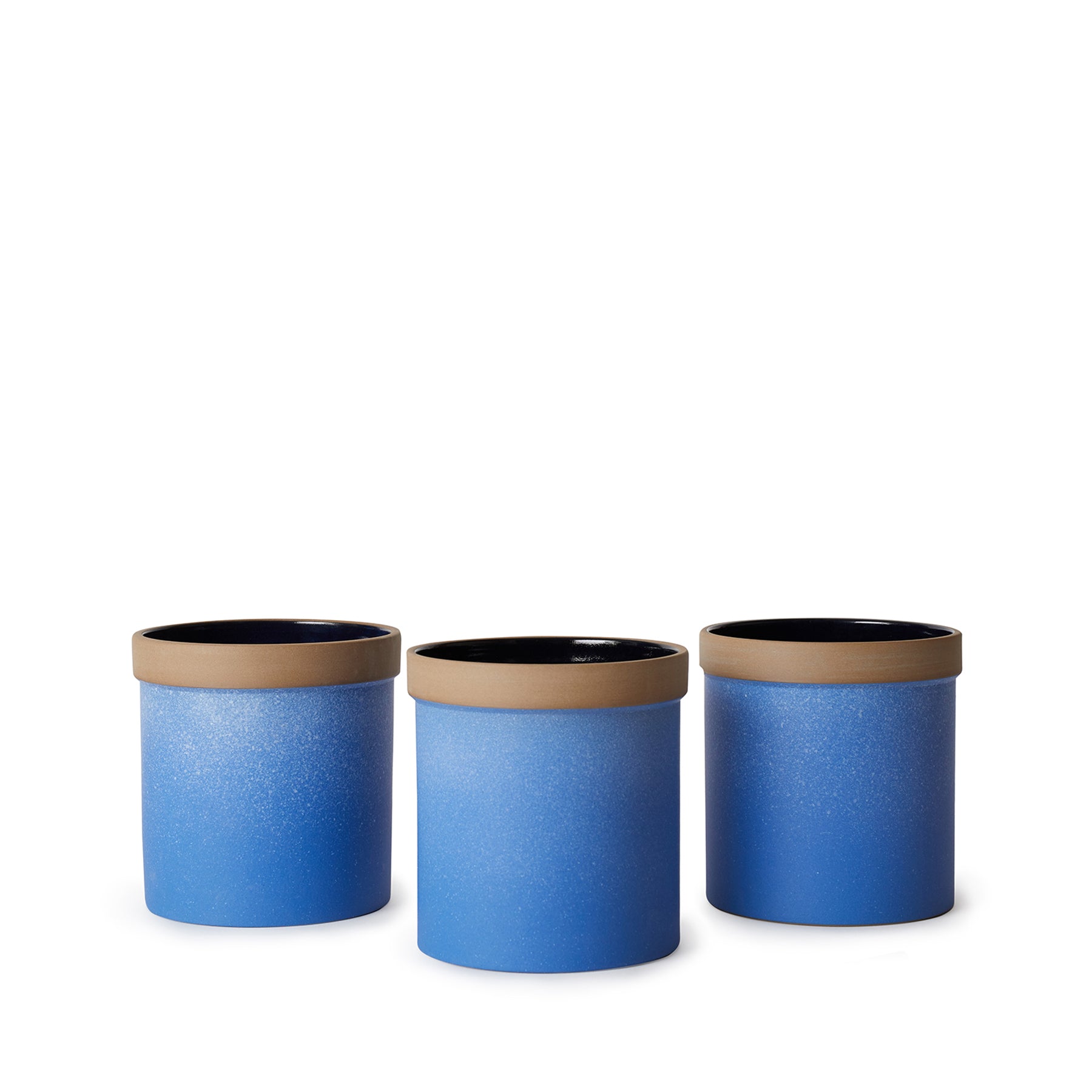 Ceramic Utensil Crock Holder - Shell & Dark Moon Design - Perfect for Kitchen Countertop Organization & Storage