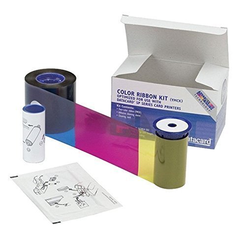 Datacard 534000-003 YMCKT Color Ribbon - 500 Prints Replacement for SD260, SD360, SP35 & SP55 - Ideal for ID Card Printing, Security Badges & Access Control Systems