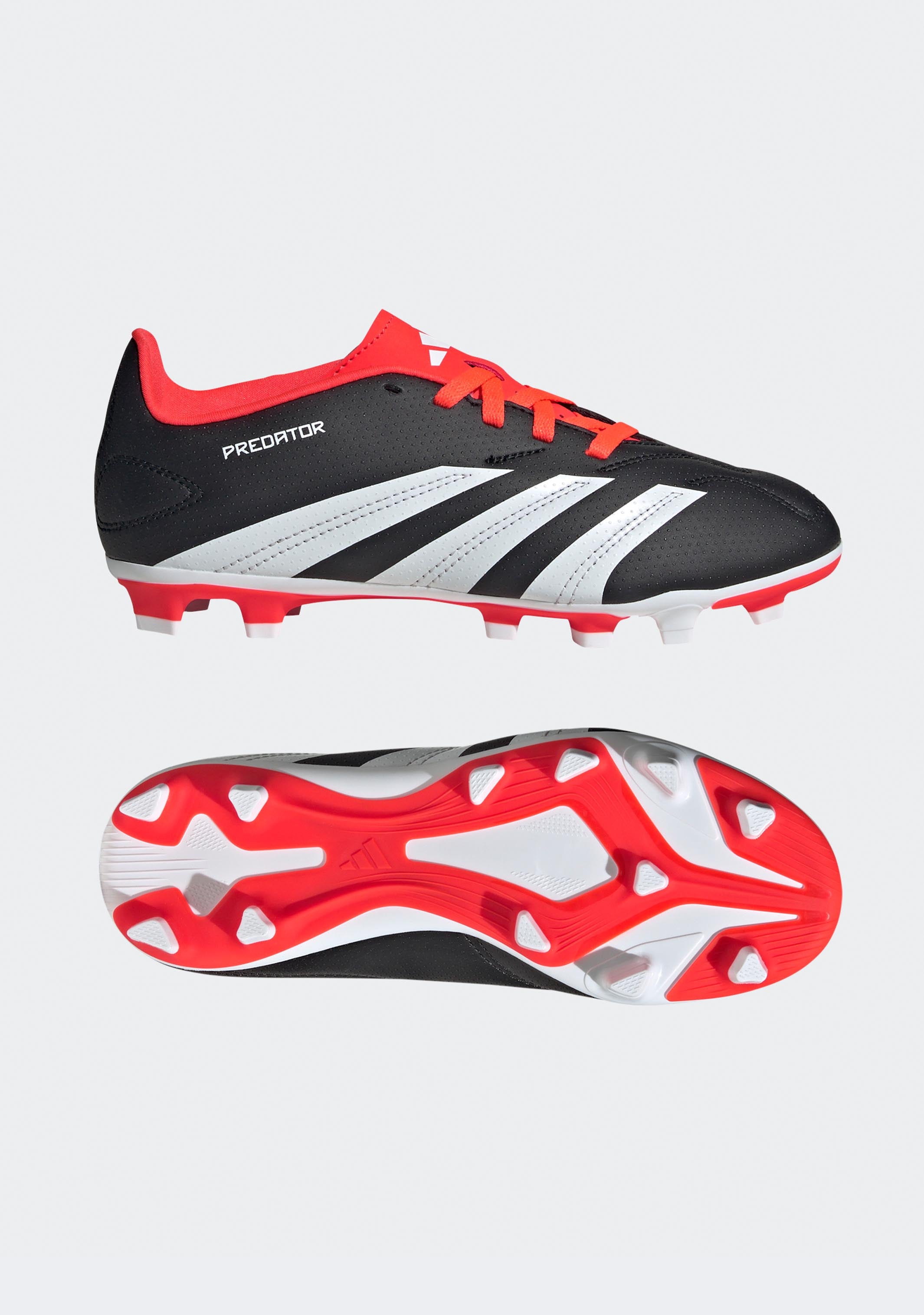 Adidas Kids' Predator Club FXG Soccer Cleats - Lightweight Youth Football Shoes for Boys & Girls - Perfect for Turf & Grass Fields - Ideal for Training & Matches