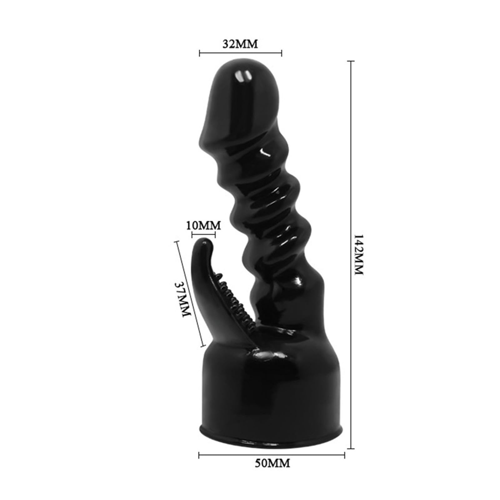 6Pcs Magic Wand Attachments for Adults - Massage Stick Headgear Accessories, Couples Toys for Fun, Fits Hitachi 1.7-2.0 Inch Wands (1.77