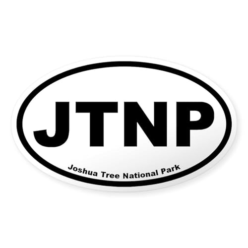 Clear - Joshua Tree National Park Oval Sticker