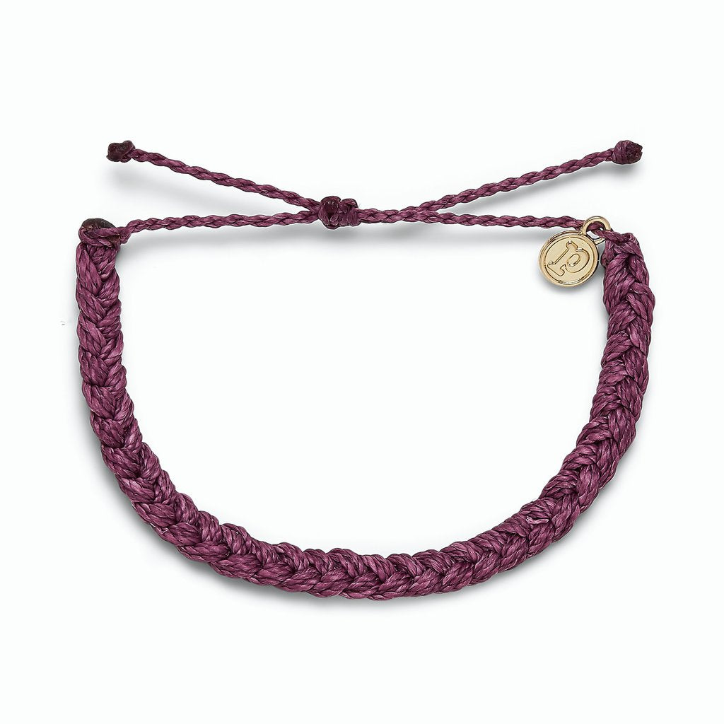 Dark Lilac Braided Bracelet for Women - Handmade Adjustable Friendship Bracelet - Perfect for Gifts, Boho Style, and Everyday Wear