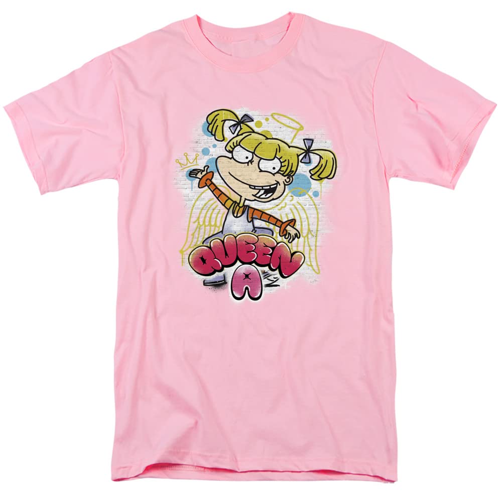 LOGOVISION Rugrats Angelica Queen A Unisex Adult T-Shirt - Retro 90s Cartoon Tee for Men & Women - Perfect for Casual Wear, Cosplay & Nostalgic Gifts