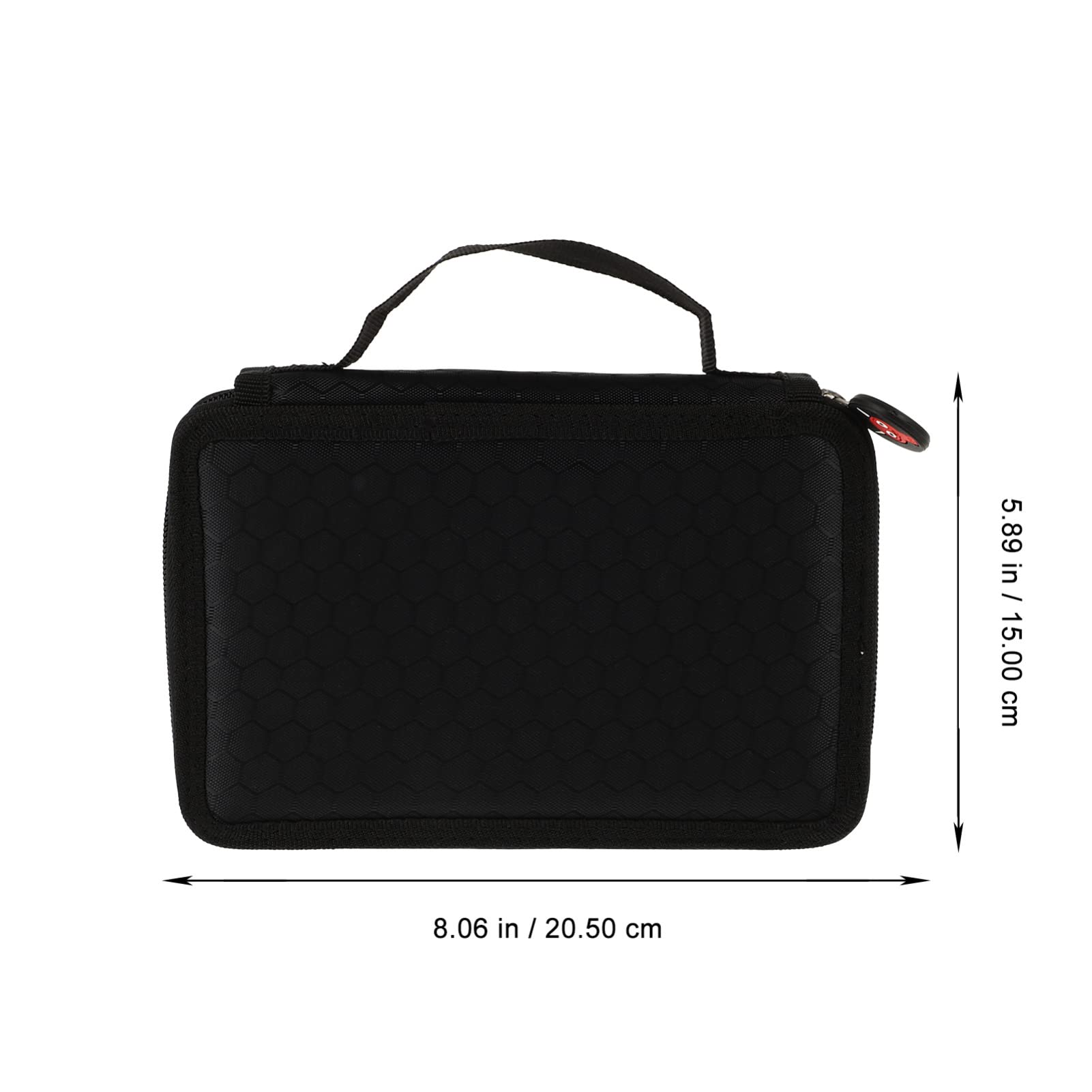 Professional Nail Kit Organizer - Nail Brush Holder & Manicure Tool Case with Multiple Pockets for Gel Pens, Nail Bits & Makeup Accessories - Perfect for Salon Professionals & Home Manicure Enthusiasts